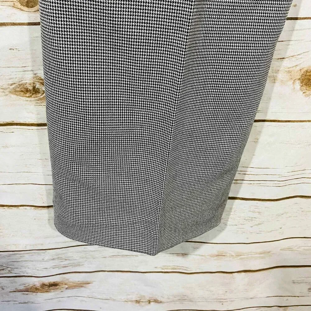 Mango Women's Gray Stripes Straight leg Casual Pants Size 10 NWT - Picture 3 of 5